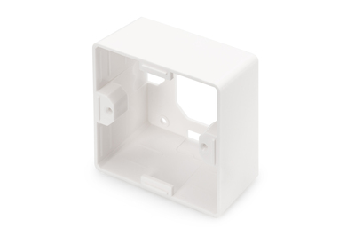 [DN-93803] DIGITUS Aufputzrahmen für Keystone Leerdosen 80x80 mm, Deutscher Typ