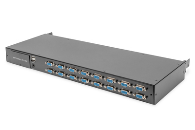 [DS-72214] DIGITUS Modularer KVM Switch 16-Port VGA, Aufrüstkit, kaskadierbar, opt. IP Zugriff