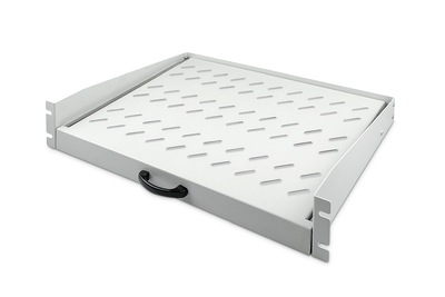 [DN-19-TRAY-2-450] DIGITUS Ausziehbarer Fachboden zum Festeinbau an den vorderen 483 mm (19")-Profilschienen