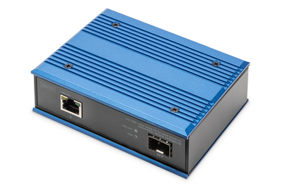 [DN-652103] DIGITUS 10/100/1000 Base-TX auf 1000 Base-FX Industrie-Medienkonverter