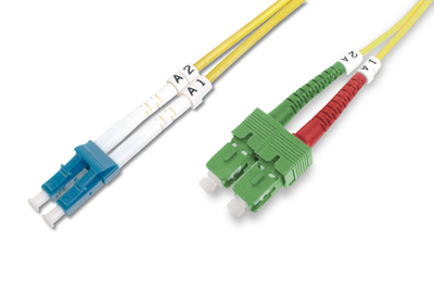 [DK-292SCA3LC-02] DIGITUS Fiber Optic Singlemode Patchkabel SC ( APC ) zu LC ( PC )