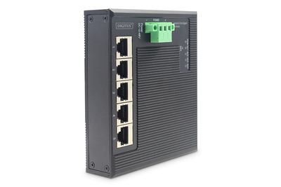 [DN-651126] DIGITUS 5 Port Gigabit Ethernet  Netzwerk Switch Switch, Flat, Industrial, Unmanaged