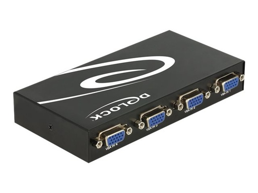 [87635] Delock Switch VGA 4 port manual bidirectional