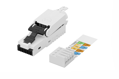 [DN-93633] DIGITUS CAT 6A Feldstecker, ungeschirmt, AWG 27/7 bis 22/1, Massiv- und Litzenleiter