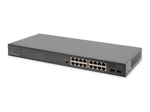 [DN-95347-1] DIGITUS DN-95347-1 - Switch - 19" - unmanaged - 16 x 10/100/1000 (PoE+)