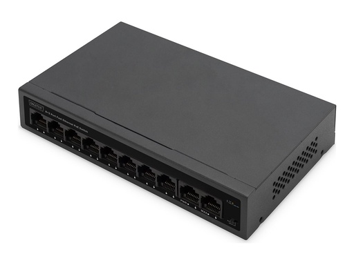 [DN-95354] DIGITUS Switch - IEEE 802.3af, IEEE 802.3at - unmanaged - 8 x 10/100 (PoE+)