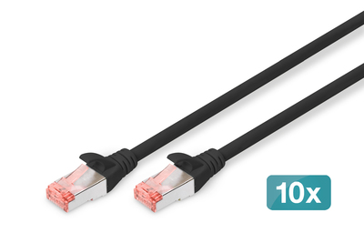 [DK-1644-030-BL-10] DIGITUS CAT 6 S/FTP Patchkabel, 10 Stück