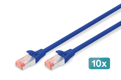 [DK-1644-050-B-10] DIGITUS CAT 6 S/FTP Patchkabel, 10 Stück