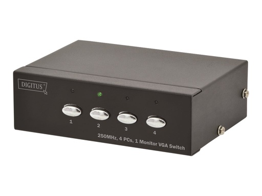 [DS-45100-1] DIGITUS DS-45100 - Bildschirm-Switch - 4 x VGA