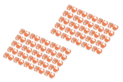 [A-CC-O] DIGITUS Farbclips für Patchkabel -  Orange