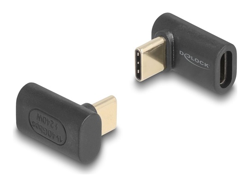 [60246] Delock USB-Adapter - USB-C (M) gewinkelt zu USB-C (W)