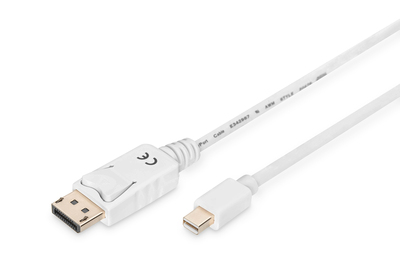 [AK-340102-030-W] DIGITUS DisplayPort Anschlusskabel, 3m