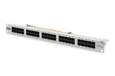 [DN-91350-1] DIGITUS CAT 3 ISDN Patch Panel, ungeschirmt, grau