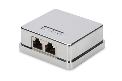 [DN-93713] DIGITUS CAT 6A Aufputzdose, 2-fach