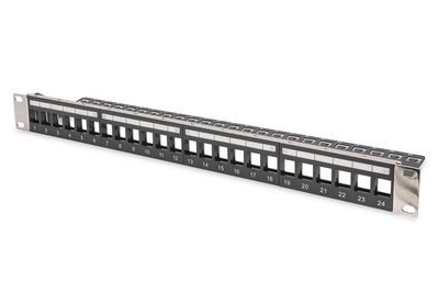 [DN-91411-LF] DIGITUS Modulares Patchpanel für Keystone Jacks 1HE - unbestückt