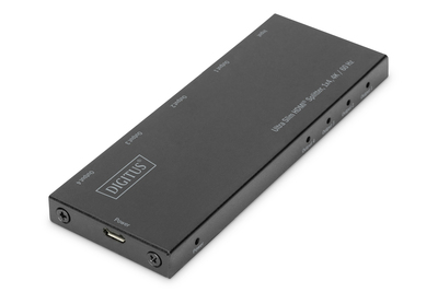 [DS-45323] DIGITUS Ultra Slim HDMI® Splitter, 1x4, 4K / 60 Hz