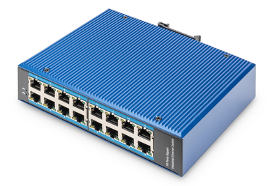 [DN-651129] DIGITUS 16 Port Gigabit Ethernet Netzwerk Switch, Industrial, Unmanaged