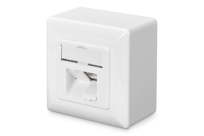 [DN-9006-N] DIGITUS CAT 6, Klasse E, Datendose, Aufputz, geschirmt