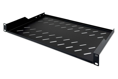 [DN-19 TRAY-1-SW] DIGITUS Fachboden zum Festeinbau in 483 mm (19")-Schränke
