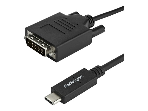 [CDP2DVIMM2MB] StarTech.com StarTech USB-C to DVI Cable - 6 ft / 2m - 1080p - 1920x1200 - USB-C DVI Monitor Cable - USB C Cable - Computer Monitor Cable (CDP2DVIMM2MB)