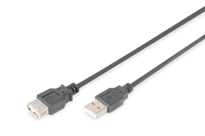 [AK-300202-018-S] DIGITUS USB-A Verlängerungskabel, 1,8m