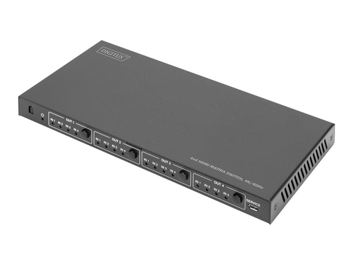[DS-55511] DIGITUS Video/Audio-Schalter - 4 x 4 - managed