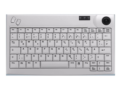 [AK-440-TU-W/GE] Cherry Active Key AK-440-TU - Tastatur - mit Trackball