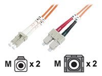 [DK-2532-02] DIGITUS Patch-Kabel - LC Multi-Mode (M) zu SC multi-mode (M)