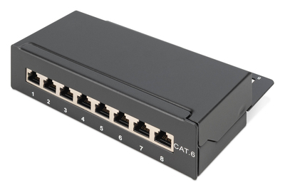 [DN-91608SD] DIGITUS Desktop CAT 6, Klasse E Patch Panel, geschirmt