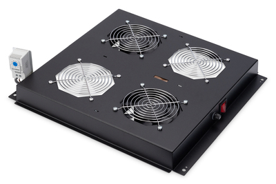 [DN-19 FAN-2-B-N] DIGITUS Dachlüftereinheit für Unique & Varioflex-N Netzwerkschränke & Dynamic Basic Netzwerk- und Serverschränke
