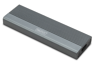 [DA-71156] DIGITUS USB M.2 Festplattengehäuse, SSD, extern, NVMe + SATA, 10Gbps (NVMe) 6 Gbps (SATA),USB3.1 Gen2, Aluminium, werkzeugfrei