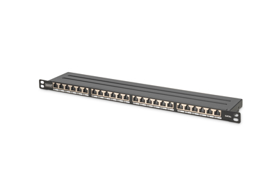 [DN-91624S-SL-EA] DIGITUS CAT 6A, Klasse EA High Density Patch Panel, geschirmt