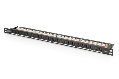 [DN-91624U-SL-SH] DIGITUS CAT 6, Klasse E High Density Patch Panel, ungeschirmt