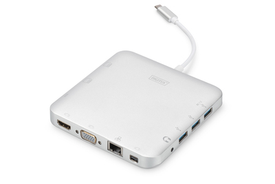 [DA-70863] DIGITUS DA-70863 - Dockingstation - USB-C - VGA, Mini DP