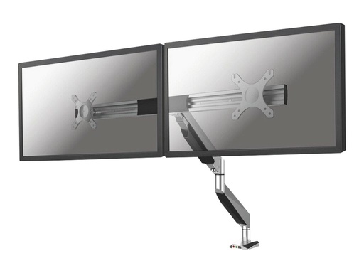 [NM-D750DXSILVER] Neomounts NM-D750DX - Befestigungskit - Voll beweglich - für 2 LCD-Displays - Silber - Bildschirmgröße: 25.4-68.6 cm (10"-27")
