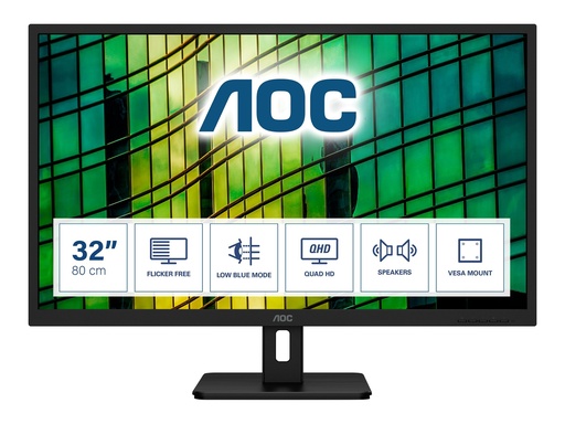 [Q32E2N] AOC Q32E2N - LED-Monitor - 80 cm (32") (31.5" sichtbar)