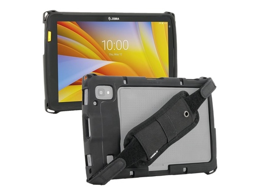 [052058] Mobilis PROTECH - Hintere Abdeckung für Tablet - widerstandsfähig - mit Handgurt - Schwarz - 8" - für Zebra ET40 (8 Zoll)