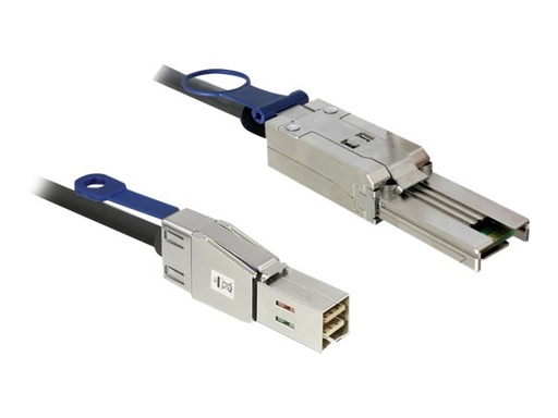 [83735] Delock Externes SAS-Kabel - SAS 6Gbit/s - 36 pin 4x Mini SAS HD (SFF-8644)