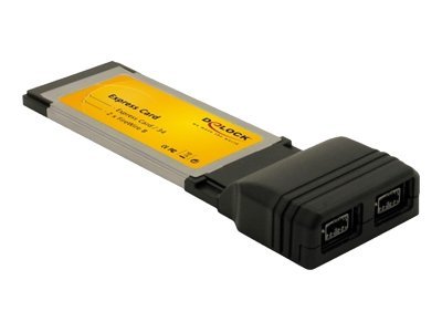 [66205] Delock Express Card to 2 x FireWire B - FireWire-Adapter