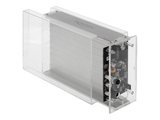 [42624] Delock External Dual Enclosure for 2 x 3.5' SATA HDD with USB Type-C - Speichergehäuse - 3.5" (8.9 cm)