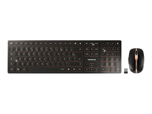 [JD-9100FR-2] Cherry DW 9100 SLIM - Tastatur-und-Maus-Set - kabellos