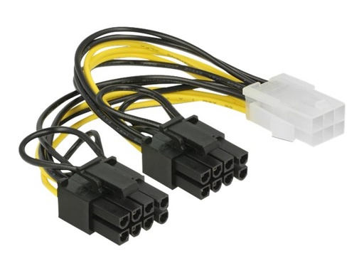 [85452] Delock Stromkabel - 6-poliges PCIe Power (W)