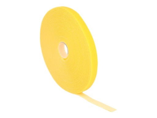 [18736] Delock Velcro - Kabelbinderrolle - 10 m - Gelb