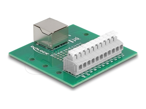 [67012] Delock Netzwerkadapter - RJ-50 (W) zu 11-polige Klemmleiste
