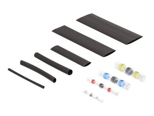 [20907] Delock Wärmeschrumpfschlauch-Kit - Schwarz
