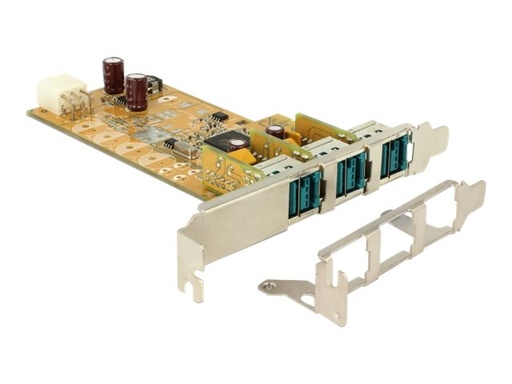 [89656] Delock USB-Adapter - PCIe 1.1 - PoweredUSB 2.0 (12 V)