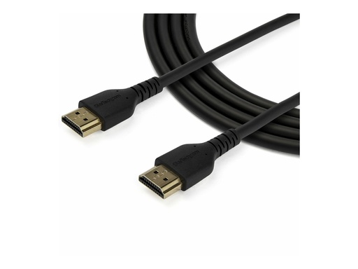 [RHDMM150CMP] StarTech.com 1,5m Premium HDMI Kabel mit Ethernet, High Speed 4K Kabel - Premium Hochgeschwindigkeit - HDMI-Kabel mit Ethernet - HDMI männlich zu HDMI männlich - 1.5 m - abgeschirmt - Schwarz - passiv, 4K60Hz (4096 x 2160)