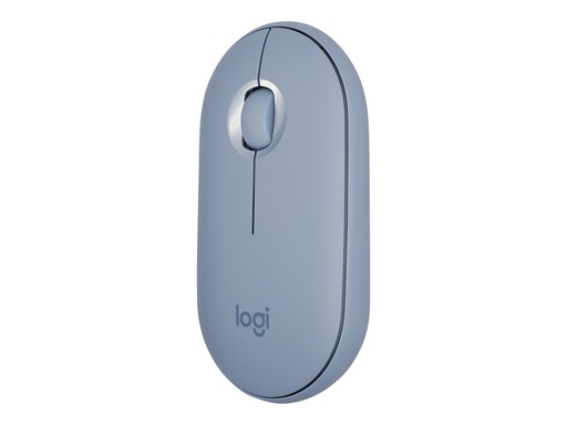 [910-005719] Logitech Pebble M350 - Maus - optisch - 3 Tasten - kabellos - Bluetooth, 2.4 GHz - kabelloser Empfänger (USB)