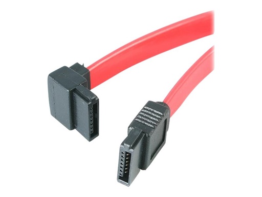 [SATA6LA1] StarTech.com SATA 3 Kabel 15cm gewinkelt - S-ATA III Anschlusskabel bis 6Gb/s - Serial ATA - 90° links abgewinkelt - Rot - SATA-Kabel - Serial ATA 150/300/600 - SATA (R)