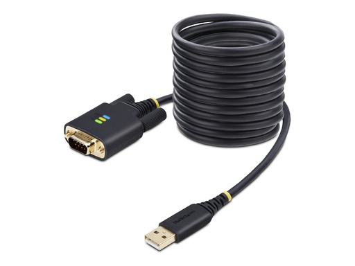 [1P10FFC-USB-SERIAL] StarTech.com 3m USB auf Seriell Adapter, COM-Retention, FTDI, USB auf DB9 - Kabel USB / seriell - USB (M)